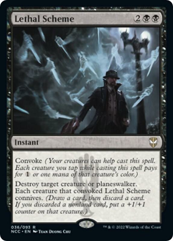 Lethal Scheme [Streets of New Capenna Commander]