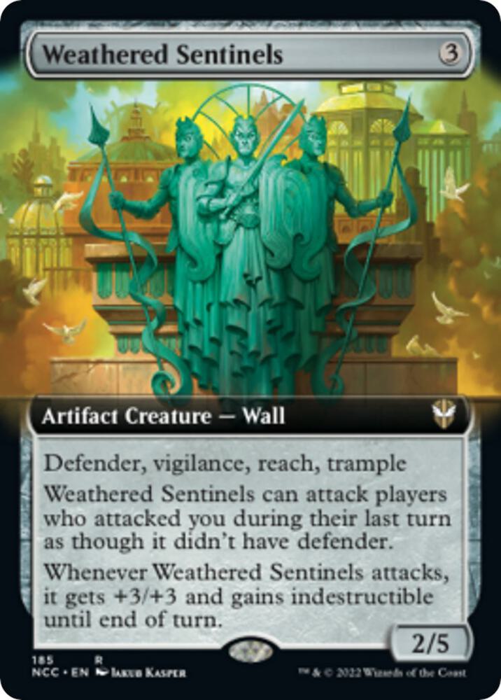 Weathered Sentinels (Extended Art) [Streets of New Capenna Commander]