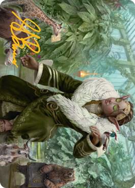 Rumor Gatherer Art Card (Gold-Stamped Signature) [Streets of New Capenna Art Series]