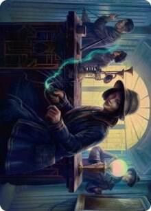 Wiretapping Art Card [Streets of New Capenna Art Series]