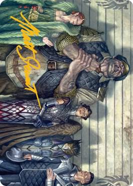Rogues' Gallery Art Card (Gold-Stamped Signature) [Streets of New Capenna Art Series]