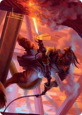 Plasma Jockey Art Card (Gold-Stamped Signature) [Streets of New Capenna Art Series]