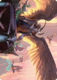 Falco Spara, Pactweaver 1 Art Card [Streets of New Capenna Art Series]