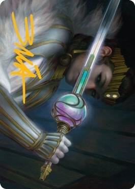 Luxior, Giada's Gift Art Card (Gold-Stamped Signature) [Streets of New Capenna Art Series]