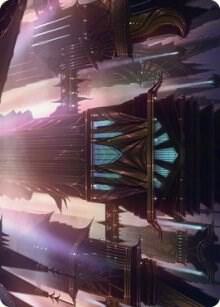 Skybridge Towers Art Card [Streets of New Capenna Art Series]