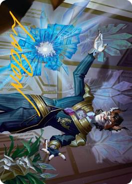 Kros, Defense Contractor Art Card (Gold-Stamped Signature) [Streets of New Capenna Art Series]