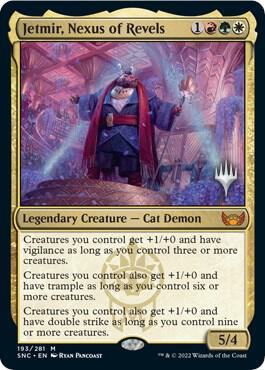 Jetmir, Nexus of Revels (Promo Pack) [Streets of New Capenna Promos]