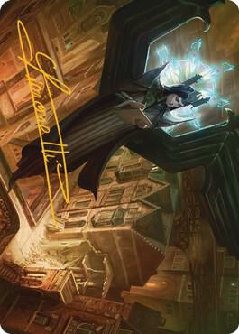 Angelic Sleuth Art Card (Gold-Stamped Signature) [Streets of New Capenna Art Series]