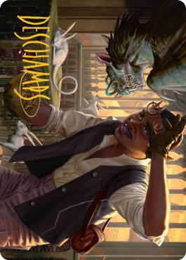 Bennie Bracks, Zoologist Art Card (Gold-Stamped Signature) [Streets of New Capenna Art Series]