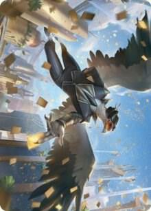Skyboon Evangelist Art Card [Streets of New Capenna Art Series]