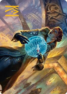 Writ of Return Art Card (Gold-Stamped Signature) [Streets of New Capenna Art Series]