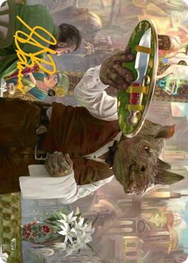 Killer Service Art Card (Gold-Stamped Signature) [Streets of New Capenna Art Series]