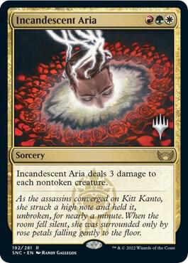 Incandescent Aria (Promo Pack) [Streets of New Capenna Promos]