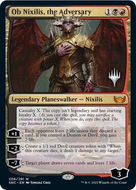 Ob Nixilis, the Adversary (Promo Pack) [Streets of New Capenna Promos]