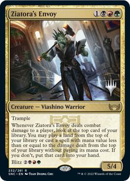 Ziatora's Envoy (Promo Pack) [Streets of New Capenna Promos]