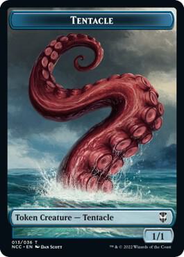 Tentacle // Clue Double-Sided Token [Streets of New Capenna Commander Tokens]