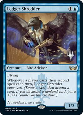 Ledger Shredder (Promo Pack) [Streets of New Capenna Promos]