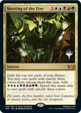 Meeting of the Five (Promo Pack) [Streets of New Capenna Promos]