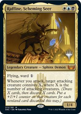 Raffine, Scheming Seer (Promo Pack) [Streets of New Capenna Promos]