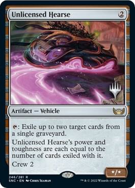 Unlicensed Hearse (Promo Pack) [Streets of New Capenna Promos]
