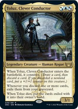 Toluz, Clever Conductor (Promo Pack) [Streets of New Capenna Promos]