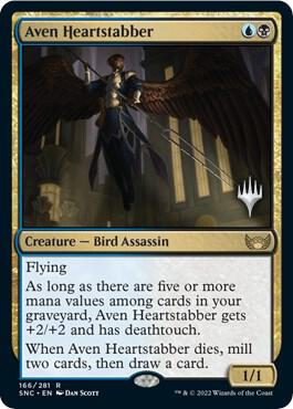 Aven Heartstabber (Promo Pack) [Streets of New Capenna Promos]