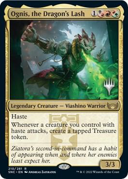 Ognis, the Dragon's Lash (Promo Pack) [Streets of New Capenna Promos]