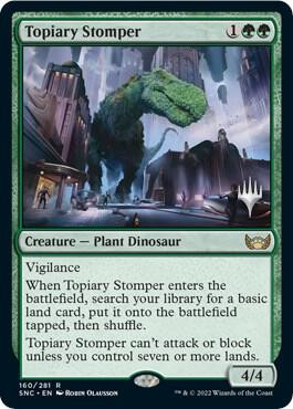 Topiary Stomper (Promo Pack) [Streets of New Capenna Promos]