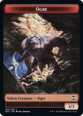 Ogre // Insect Double-Sided Token [Streets of New Capenna Commander Tokens]