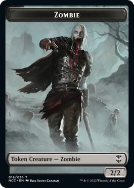 Zombie // Goat Double-Sided Token [Streets of New Capenna Commander Tokens]