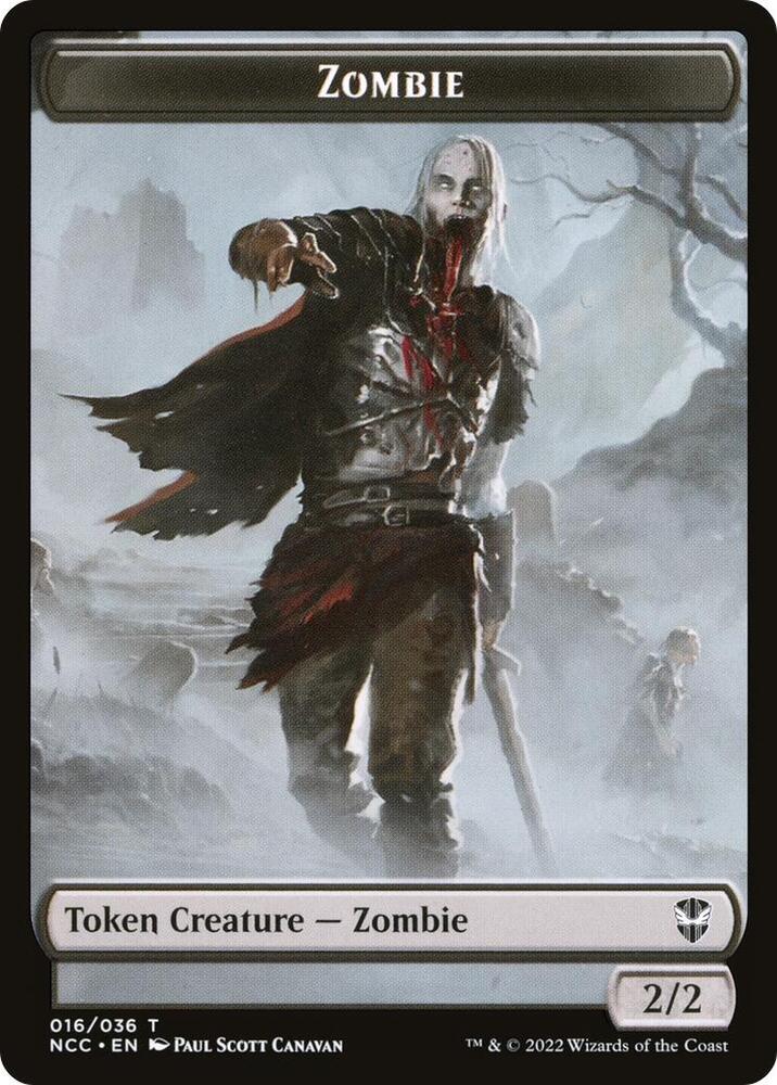 Zombie // Drake Double-Sided Token [Streets of New Capenna Commander Tokens]