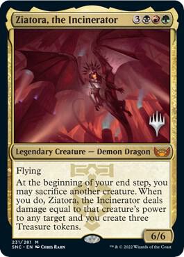 Ziatora, the Incinerator (Promo Pack) [Streets of New Capenna Promos]