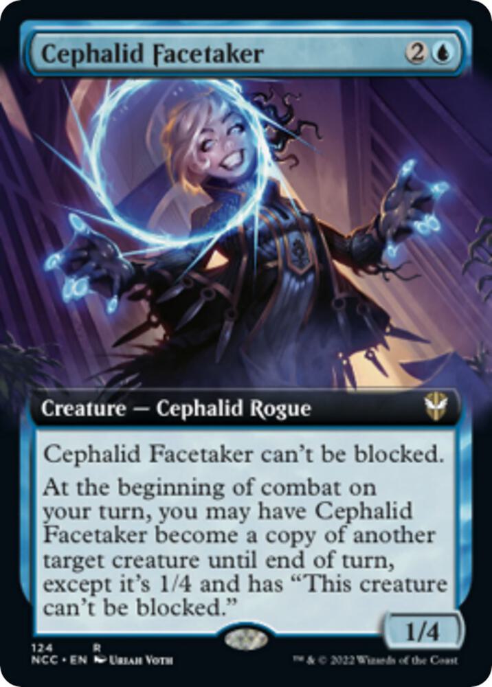 Cephalid Facetaker (Extended Art) [Streets of New Capenna Commander]