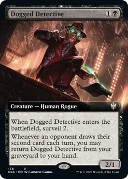 Dogged Detective (Extended Art) [Streets of New Capenna Commander]