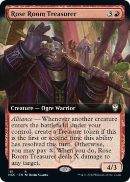 Rose Room Treasurer (Extended Art) [Streets of New Capenna Commander]
