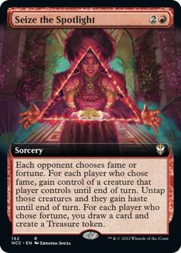 Seize the Spotlight (Extended Art) [Streets of New Capenna Commander]