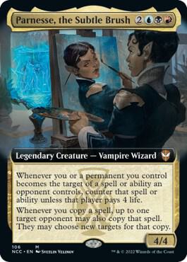 Parnesse, the Subtle Brush (Extended Art) [Streets of New Capenna Commander]
