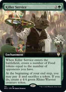 Killer Service (Extended Art) [Streets of New Capenna Commander]