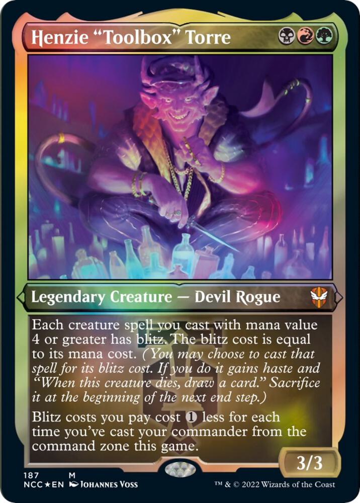 Henzie "Toolbox" Torre (Display Commander) [Streets of New Capenna Commander]