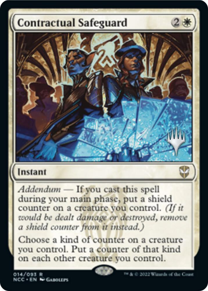 Contractual Safeguard (Promo Pack) [Streets of New Capenna Commander Promos]