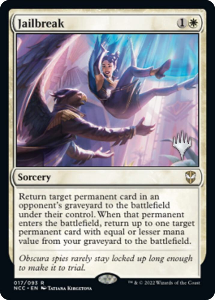 Jailbreak (Promo Pack) [Streets of New Capenna Commander Promos]