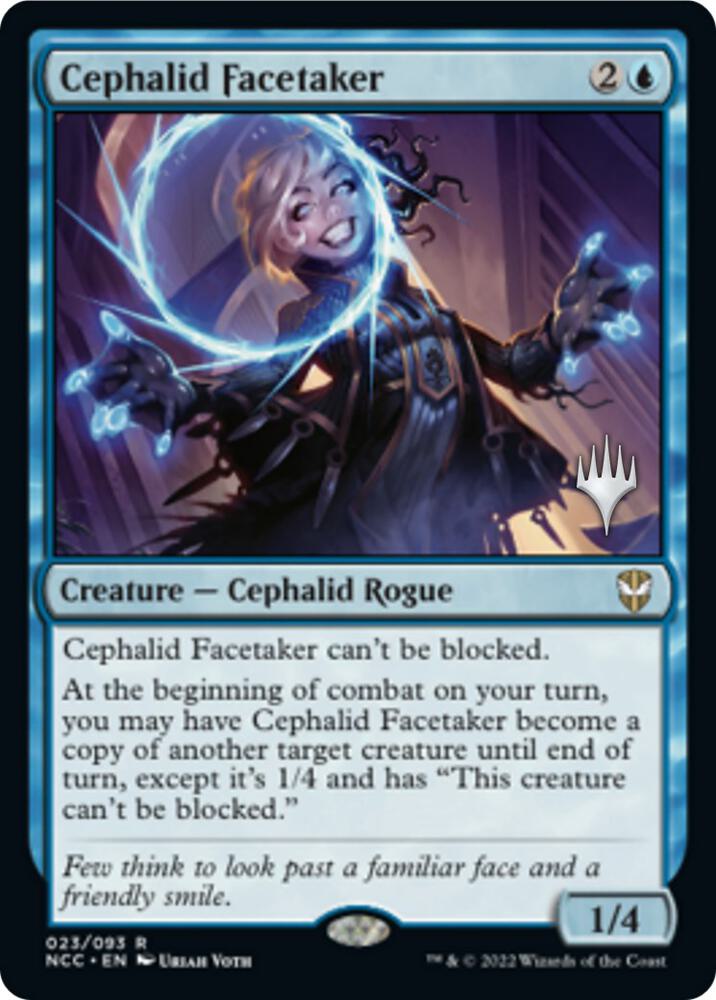Cephalid Facetaker (Promo Pack) [Streets of New Capenna Commander Promos]
