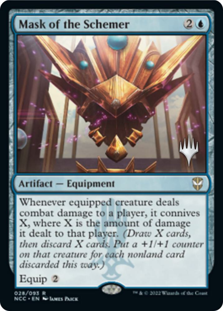 Mask of the Schemer (Promo Pack) [Streets of New Capenna Commander Promos]