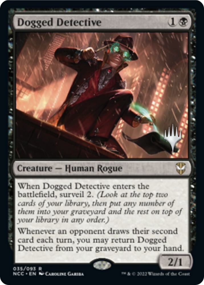 Dogged Detective (Promo Pack) [Streets of New Capenna Commander Promos]