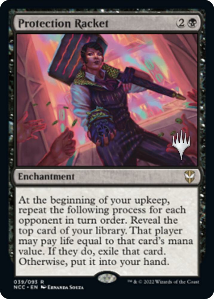 Protection Racket (Promo Pack) [Streets of New Capenna Commander Promos]