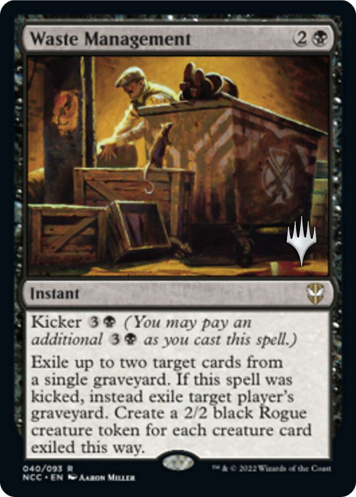 Waste Management (Promo Pack) [Streets of New Capenna Commander Promos]