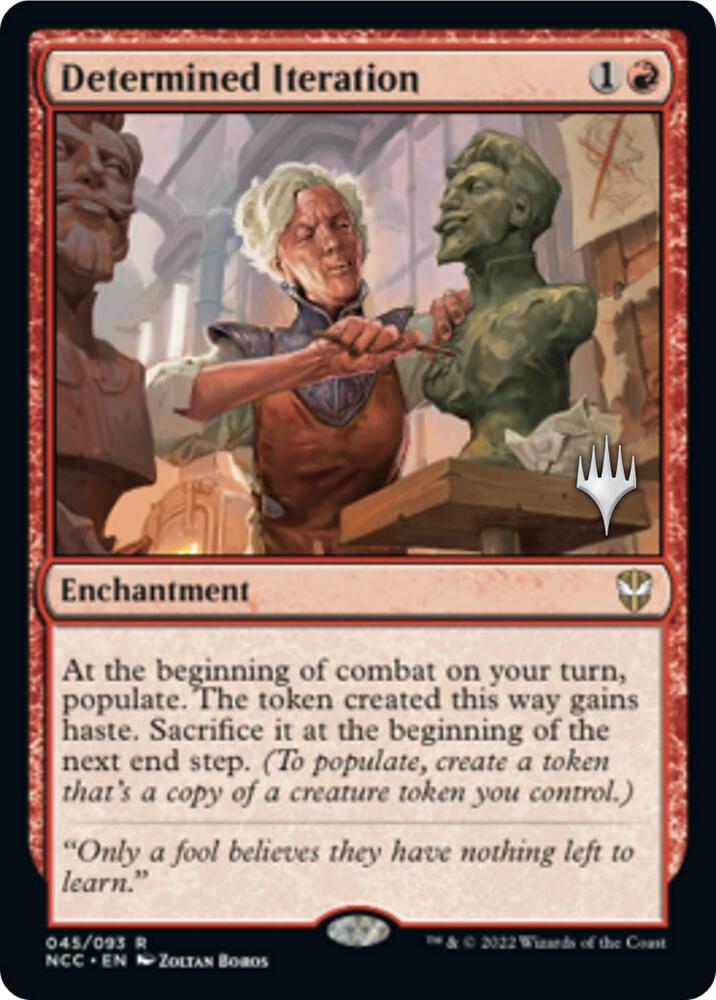 Determined Iteration (Promo Pack) [Streets of New Capenna Commander Promos]