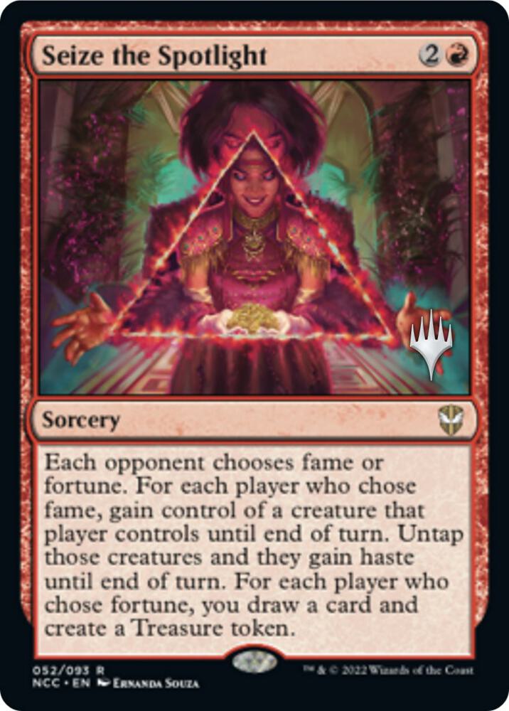 Seize the Spotlight (Promo Pack) [Streets of New Capenna Commander Promos]