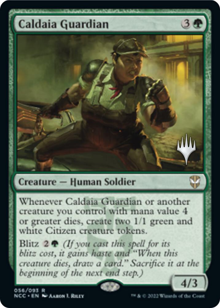 Caldaia Guardian (Promo Pack) [Streets of New Capenna Commander Promos]