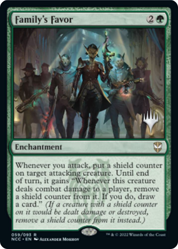 Family's Favor (Promo Pack) [Streets of New Capenna Commander Promos]